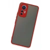 Xiaomi Mi 12 Lite Kılıf Montreal Silikon Kapak - Kırmızı