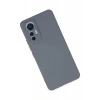 Xiaomi Mi 12 Lite Kılıf Nano içi Kadife Silikon - Gri