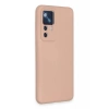 Xiaomi Mi 12T Pro Kılıf Nano içi Kadife Silikon - Pudra