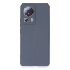 Xiaomi Mi 13 Lite Kılıf Nano içi Kadife Silikon - Gri