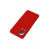 Xiaomi Mi 13 Lite Kılıf Nano içi Kadife Silikon - Kırmızı