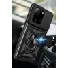 Xiaomi Mi 13T Pro Kılıf Pars Lens Yüzüklü Silikon - Yeşil