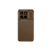 Xiaomi Mi 14T Kılıf Auto Focus Karbon Kapak - Kahverengi