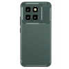 Xiaomi Mi 14T Kılıf Auto Focus Karbon Kapak - Koyu Yeşil