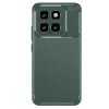 Xiaomi Mi 14T Kılıf Auto Focus Karbon Kapak - Koyu Yeşil
