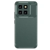 Xiaomi Mi 14T Kılıf Auto Focus Karbon Kapak - Koyu Yeşil