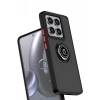Xiaomi Mi 14T Montreal Yüzüklü Silikon Kapak - Siyah