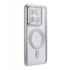 Xiaomi Mi 14T Pro Joke Simli Magneticsafe Kılıf - Gümüş