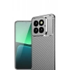 Xiaomi Mi 14T Pro Kılıf Auto Focus Karbon Kapak - Gri