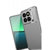 Xiaomi Mi 14T Pro Kılıf Auto Focus Karbon Kapak - Gri