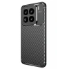 Xiaomi Mi 15 Pro Kılıf Auto Focus Karbon Kapak - Siyah