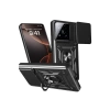 Xiaomi Mi 15T Pars Lens Yüzüklü Silikon - Siyah
