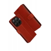 Xiaomi Mi 15T Pro Trend S Plus Kapaklı Kılıf - Kırmızı