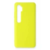 Xiaomi Mi Note 10 Lite Kılıf Nano içi Kadife Silikon - Sarı