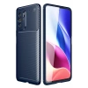 Xiaomi Poco F3 Kılıf Auto Focus Karbon Kapak - Lacivert