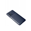 Xiaomi Poco F3 Kılıf Auto Focus Karbon Kapak - Lacivert