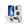 Xiaomi Poco F3 Kılıf Elit Yüzüklü Kapak - Gümüş