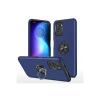 Xiaomi Poco F3 Kılıf Elit Yüzüklü Kapak - Lacivert