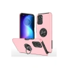 Xiaomi Poco F3 Kılıf Elit Yüzüklü Kapak - Pembe