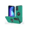 Xiaomi Poco F3 Kılıf Elit Yüzüklü Kapak - Yeşil