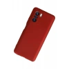 Xiaomi Poco F3 Kılıf First Silikon - Kırmızı