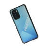 Xiaomi Poco F3 Kılıf Miami Şeffaf Silikon - Siyah