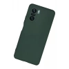Xiaomi Poco F3 Kılıf Nano içi Kadife Silikon - Koyu Yeşil