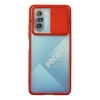Xiaomi Poco F3 Kılıf Palm Buzlu Kamera Sürgülü Silikon - Kırmızı