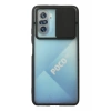 Xiaomi Poco F3 Kılıf Palm Buzlu Kamera Sürgülü Silikon - Siyah