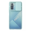 Xiaomi Poco F3 Kılıf Palm Buzlu Kamera Sürgülü Silikon - Turkuaz