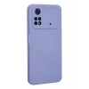Xiaomi Poco M4 Pro 4G Kılıf Nano içi Kadife Silikon - Lila