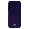 Xiaomi Poco X5 5G Kılıf Kelvin Kartvizitli Silikon - Derin Mor