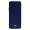 Xiaomi Poco X5 5G Kılıf Kelvin Kartvizitli Silikon - Lacivert