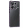 Xiaomi Poco X6 Kılıf Lensli Silikon - Mor