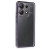 Xiaomi Poco X6 Kılıf Lensli Silikon - Mor