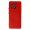 Xiaomi Poco X6 Pro Kılıf Nano içi Kadife Silikon - Kırmızı