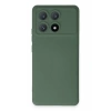 Xiaomi Poco X6 Pro Kılıf Nano içi Kadife Silikon - Koyu Yeşil