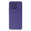 Xiaomi Poco X6 Pro Kılıf Nano içi Kadife Silikon - Mor