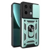 Xiaomi Poco X6 Pro Kılıf Pars Lens Yüzüklü Silikon - Yeşil