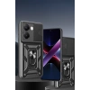 Xiaomi Poco X7 Pro Kılıf Pars Lens Yüzüklü Silikon - Siyah