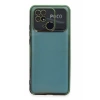 Xiaomi Redmi 10C Kılıf Lensli Silikon - Yeşil