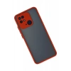 Xiaomi Redmi 10C Kılıf Montreal Silikon Kapak - Kırmızı