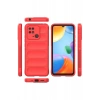 Xiaomi Redmi 10C Kılıf Optimum Silikon - Kırmızı