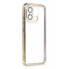 Xiaomi Redmi 12C Kılıf Lensli Silikon - Gold