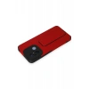 Xiaomi Redmi 12C Kılıf Mega Standlı Silikon - Kırmızı