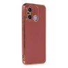 Xiaomi Redmi 12C Kılıf Volet Silikon - Kırmızı