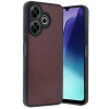 Xiaomi Redmi 13 4G Kılıf Aras Deri Kapak - Bordo