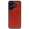 Xiaomi Redmi 13 4G Kılıf Aras Deri Kapak - Kırmızı