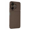 Xiaomi Redmi 13 4G Kılıf Auto Focus Karbon Kapak - Kahverengi
