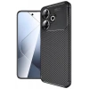 Xiaomi Redmi 13 4G Kılıf Auto Focus Karbon Kapak - Siyah
